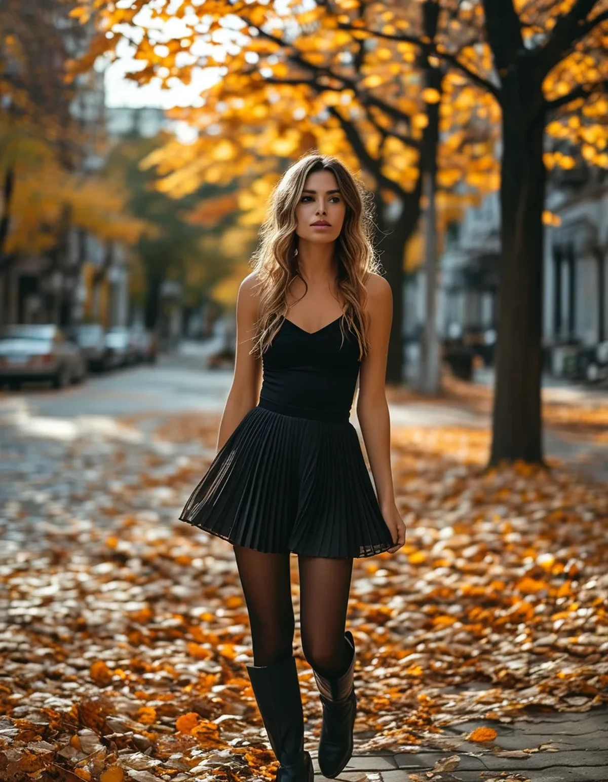 How to Wear a Skort With Tights Without It Looking Like a Costume
